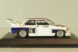 BMW 320i (E21) #21 Grp. 5 DRM 1977 R.Peterson, white/blue, 400772321, Minichamps 1:43