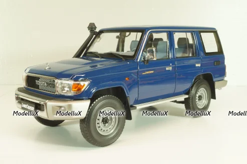 Toyota Land Cruiser 76 2017, blue, ALM870101, Almost Real 1:18