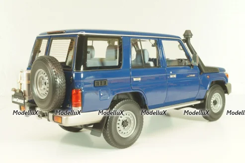Toyota Land Cruiser 76 2017, blue, ALM870101, Almost Real 1:18