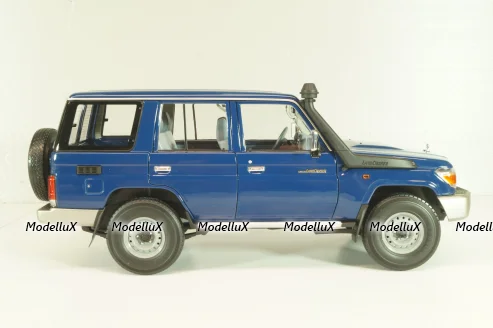 Toyota Land Cruiser 76 2017, blue, ALM870101, Almost Real 1:18