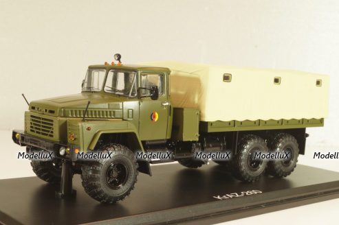 Краз-260 бортовой с тентом NVA 1979, хаки, PLC47042, Premium Classixxs 1:43