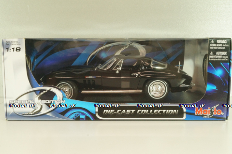 Chevrolet Corvette (C2) 1965, black, 31640, Maisto 1:18
