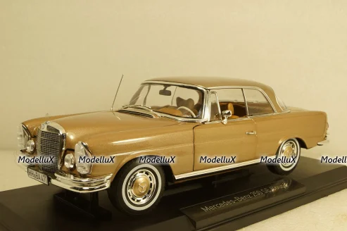 Mercedes 250 SE Coupe 1969 Gold, 183759, Norev 1:18