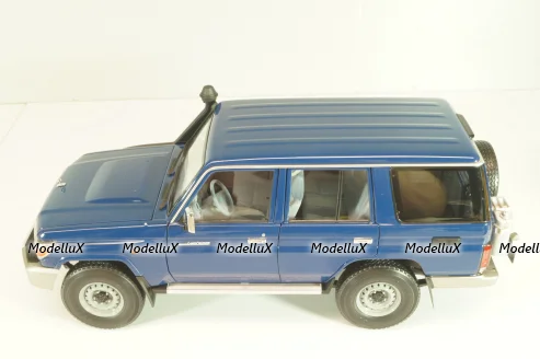 Toyota Land Cruiser 76 2017, blue, ALM870101, Almost Real 1:18