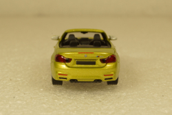 BMW M4 Cabrio 2015 yellow, 870027234,  Minichamps 1:87