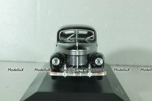 Opel Kapitan P2,6, black 1938, 179639, WhiteBox 1:43