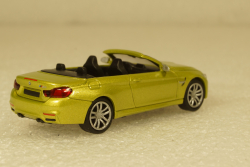 BMW M4 Cabrio 2015 yellow, 870027234,  Minichamps 1:87