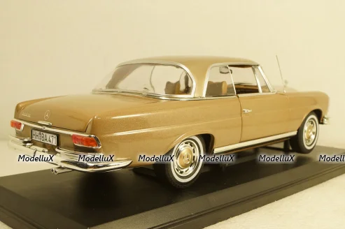 Mercedes 250 SE Coupe 1969 Gold, 183759, Norev 1:18