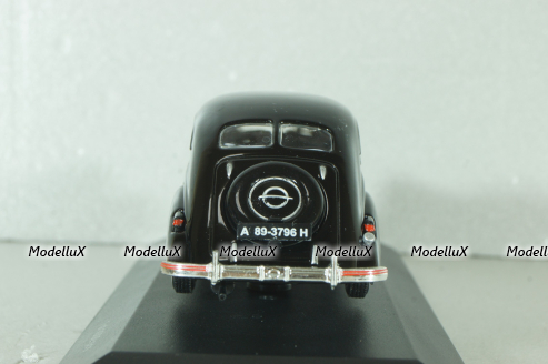 Opel Kapitan P2,6, black 1938, 179639, WhiteBox 1:43