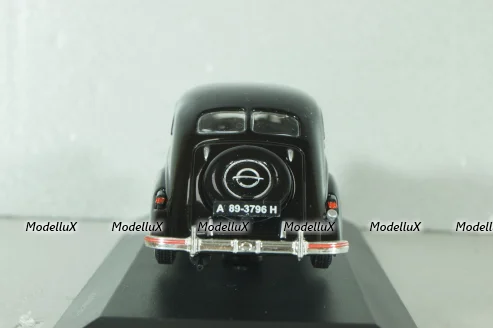 Opel Kapitan P2,6, black 1938, 179639, WhiteBox 1:43