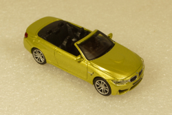 BMW M4 Cabrio 2015 yellow, 870027234,  Minichamps 1:87