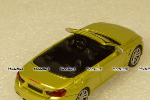BMW M4 Cabrio 2015 yellow, 870027234,  Minichamps 1:87