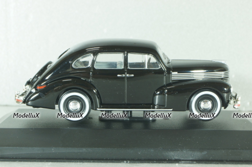 Opel Kapitan P2,6, black 1938, 179639, WhiteBox 1:43