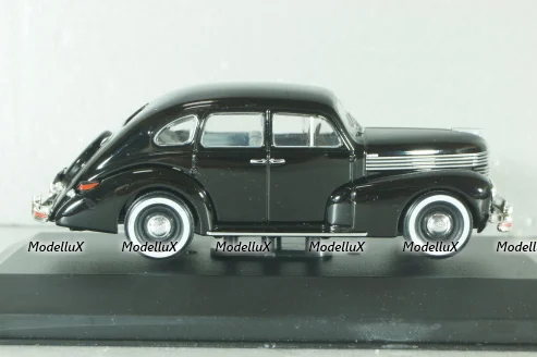 Opel Kapitan P2,6, black 1938, 179639, WhiteBox 1:43