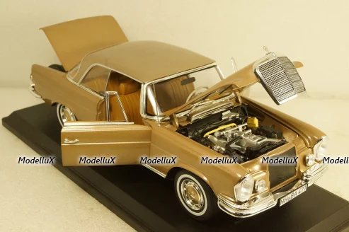 Mercedes 250 SE Coupe 1969 Gold, 183759, Norev 1:18