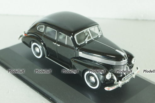Opel Kapitan P2,6, black 1938, 179639, WhiteBox 1:43