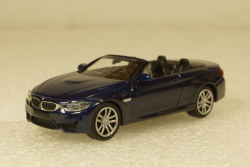 BMW M4 Cabrio 2015 blue, 870027232,  Minichamps 1:87