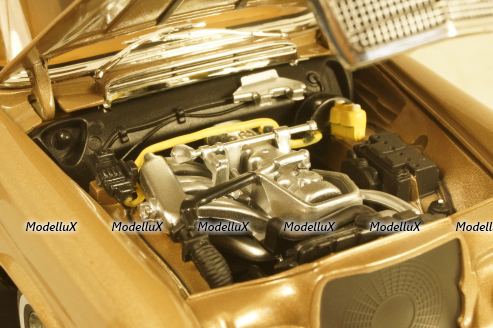 Mercedes 250 SE Coupe 1969 Gold, 183759, Norev 1:18