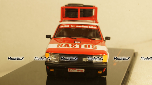Ford Granada MK II Turnier, Bastos racing team, Bastos Assistance with Roof rack, RAC327X, IXO 1:43