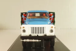 ГТК-40(53) автомобиль для перевозки газовых баллонов, на шасси Газ-53 1975, синий/зеленый, SSM1390, SSM 1:43 (С доработками)