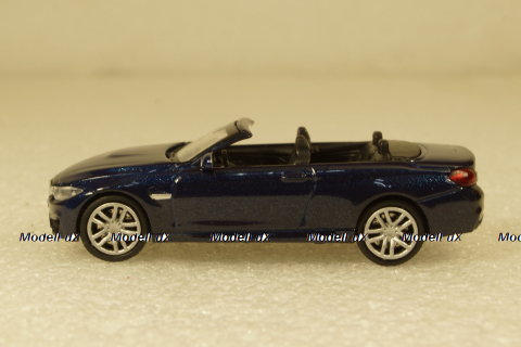 BMW M4 Cabrio 2015 blue, 870027232,  Minichamps 1:87