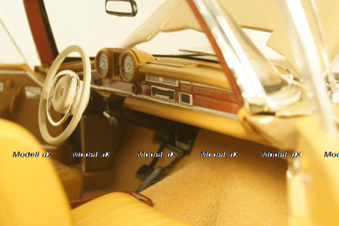 Mercedes 250 SE Coupe 1969 Gold, 183759, Norev 1:18