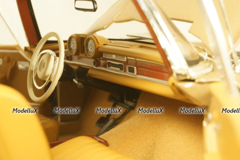 Mercedes 250 SE Coupe 1969 Gold, 183759, Norev 1:18