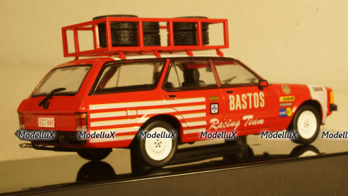 Ford Granada MK II Turnier, Bastos racing team, Bastos Assistance with Roof rack, RAC327X, IXO 1:43