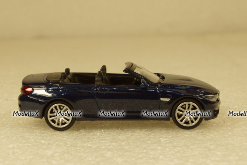 BMW M4 Cabrio 2015 blue, 870027232,  Minichamps 1:87