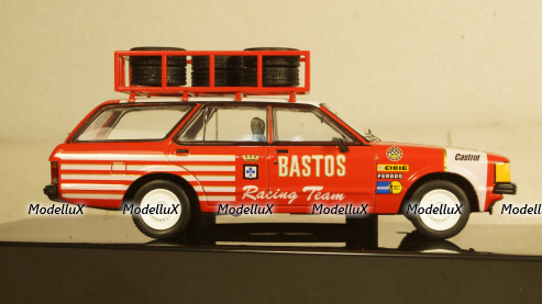 Ford Granada MK II Turnier, Bastos racing team, Bastos Assistance with Roof rack, RAC327X, IXO 1:43