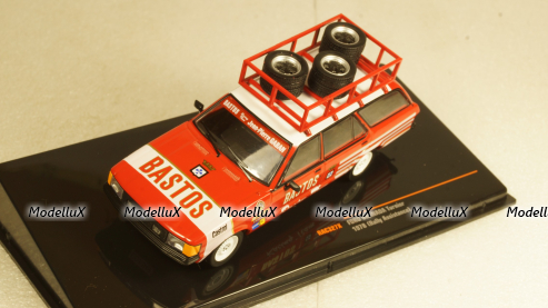 Ford Granada MK II Turnier, Bastos racing team, Bastos Assistance with Roof rack, RAC327X, IXO 1:43