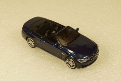BMW M4 Cabrio 2015 blue, 870027232,  Minichamps 1:87