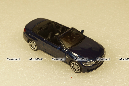 BMW M4 Cabrio 2015 blue, 870027232,  Minichamps 1:87