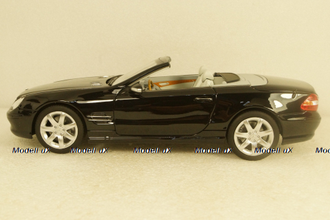 Mercedes SL500 2003 Black, 183840, Norev 1:18