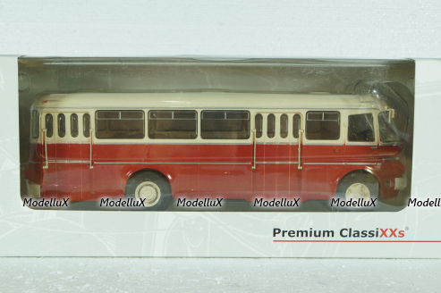 Икарус-620 1960, красно-бежевый, PCL47148, Premium Classixxs 1:43