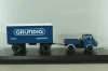 Hanomag Kurier with trailer "Grundig" 1958, blue, 03252, Schuco 1:43