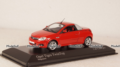 Opel Tigra Twin Top red, 400043131, Minichamps 1:43