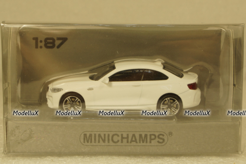 BMW M2 White 2016, 870027004, Minichamps 1:87