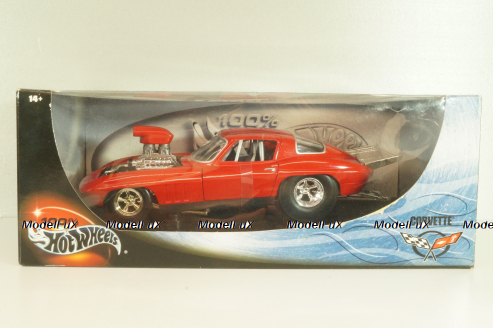 Chevrolet Corvette Pro Street (C2) 1966, red, 29226, Hot Wheels 1:18