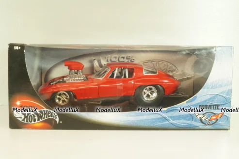 Chevrolet Corvette Pro Street (C2) 1966, red, 29226, Hot Wheels 1:18