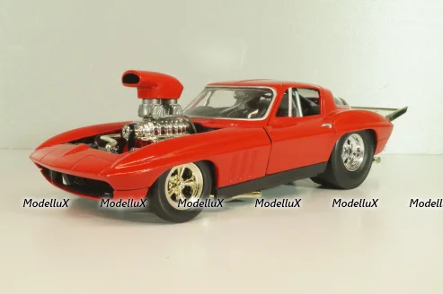 Chevrolet Corvette Pro Street (C2) 1966, red, 29226, Hot Wheels 1:18