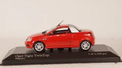 Opel Tigra Twin Top red, 400043131, Minichamps 1:43