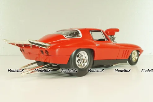 Chevrolet Corvette Pro Street (C2) 1966, red, 29226, Hot Wheels 1:18
