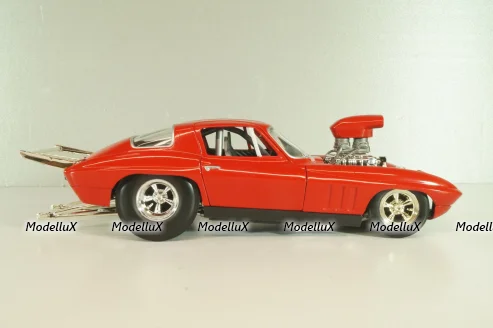 Chevrolet Corvette Pro Street (C2) 1966, red, 29226, Hot Wheels 1:18