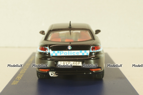 Alfa Romeo GT 2000 GTS Police Sydney 2006, black, 7074, M4 1:43