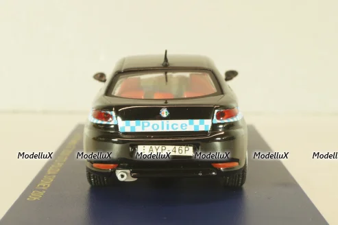 Alfa Romeo GT 2000 GTS Police Sydney 2006, black, 7074, M4 1:43