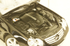 Mercedes SL500 2003 Black, 183840, Norev 1:18