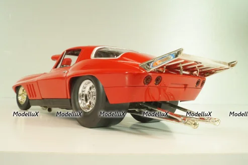 Chevrolet Corvette Pro Street (C2) 1966, red, 29226, Hot Wheels 1:18