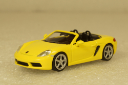 Porsche 718 Boxster 2016 Yellow, 870065132, Minichamps 1:87