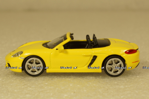 Porsche 718 Boxster 2016 Yellow, 870065132, Minichamps 1:87